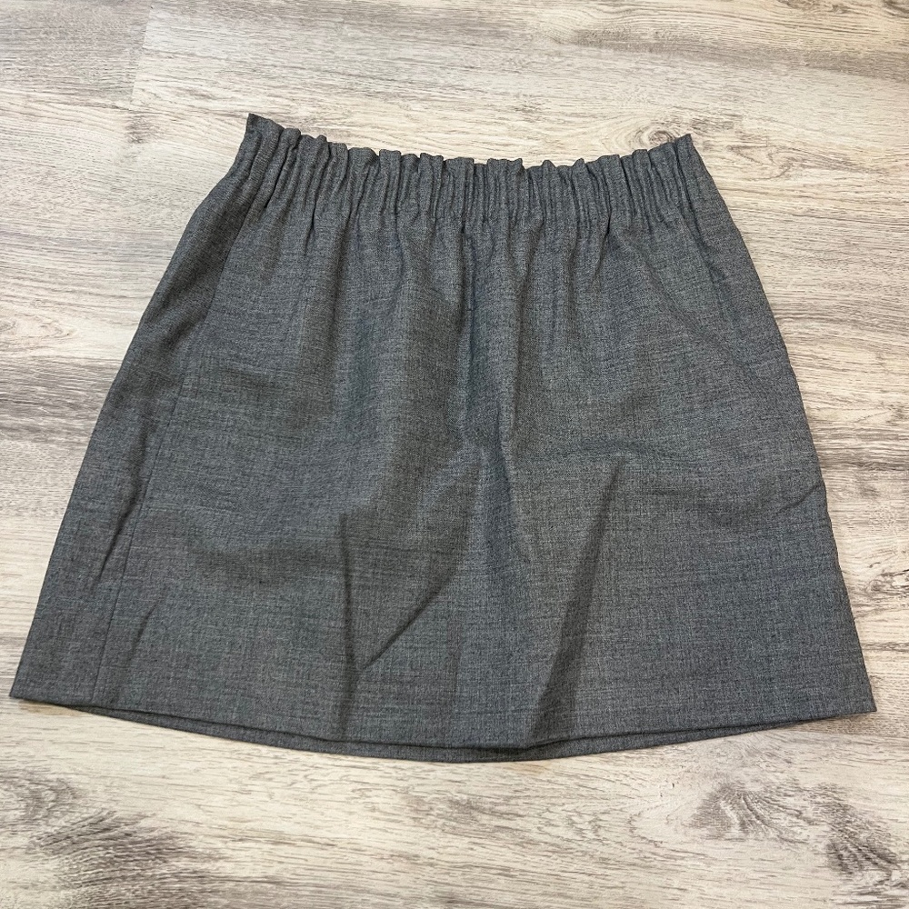 J Crew Grey Skirt NWT Size 8